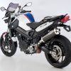 Scarico BMW F 800 R anno  2017 - 2018   terminale di scarico HURRIC Rac 1 Slip on in carbonio colore carbonio