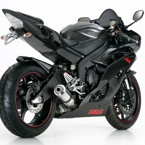 Scarico YAMAHA YZF-R6 anno  2006 - 2007   terminale di scarico HURRIC Supersport Slip on in Alluminio lucidato colore argento