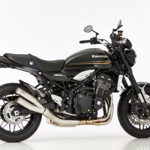 Scarico KAWASAKI Z900 RS anno  2018 terminale di scarico HURRIC Pro 2 Retro  in acciaio inossidabile lucidato colore argento