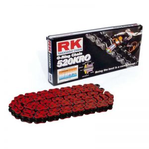 Motocyklový řetěz 520KRO 120 links CLF Červené by RK