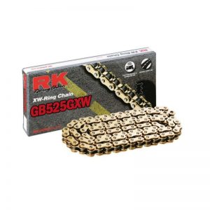 Łańcuch motocyklowy 525GXW gold 124 links CLF by RK