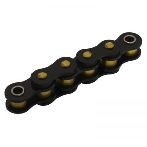 Łańcuch motocyklowy 525GXW czarne SCALE124 links CLF by RK