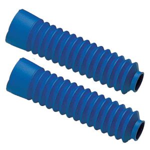 Coppia soffietti per forcelle ammortizzate made in italy prodotto universale di protezione in gomma manicotto parapolvere Lunghezza 250 mm Diametro 25 - 32 mm BLU colore blu