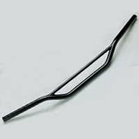 Manubrio crossenduro in ferro argento   Mx vintage plastiche  colore argento