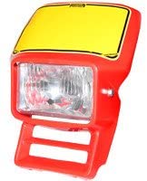 Complete XL headlight blue Mx vintage plastics color blue