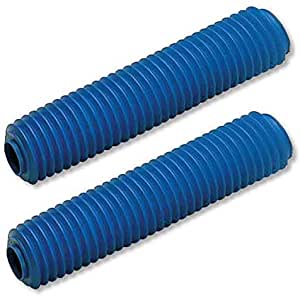 Coppia soffietti per forcelle ammortizzate made in italy prodotto universale di protezione in gomma manicotto parapolvere Lunghezza 360 mm Diametro 40 - 60 mm BLU colore blu