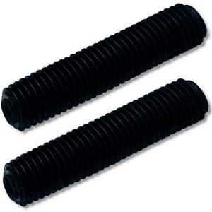 Coppia soffietti per forcelle ammortizzate made in italy prodotto universale di protezione in gomma manicotto parapolvere Lunghezza 350 mm Diametro 40 - 50 mm NERO colore nero