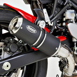 Scarico YAMAHA YZF-R3 anno  2015 - 2016   terminale di scarico HURRIC Lap 1 Slip on in acciaio inossidabile rivestito/silenziatore acciaio inossidabile lucidato colore nero-opaco
