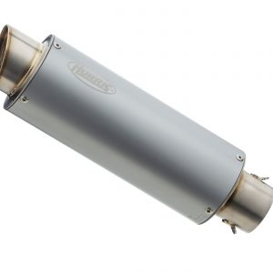 Wydechowy HONDA CB500X anno 2017 - 2018 Zacisk wydechowy HURRIC TEC One Slip on in aspetto aluminum titanio kolor srebro