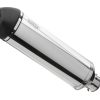Scarico BMW R nineT Urban G/S 2017 - 2018  .  SHARK DSX-5 Slip on terminale di scarico Alluminio lucidato/silenziatore acciaio inossidabile nero opaco rivestito colore argento - immagine 2