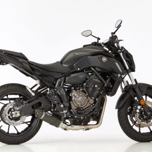 Wydechowy YAMAHA XSR700 2016 - 2017 - 2018 - SHARK Street GP Zacisk wydechowy węglowe kolor węglowe