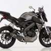 Wydechowy YAMAHA MT-125 2017 - 2018 - SHARK Street GP Zacisk wydechowy węglowe kolor węglowe