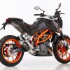 Scarico KTM 390 Duke 2013 - 2014 - 2015 - 2016  .  SHARK Factory con Kat Slip on terminale di scarico carbonio colore carbonio