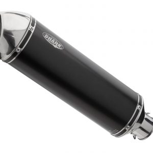 Exhaust BMW R 1200 GS 2017 - 2018 - SHARK DSX-5 Slip on Zacisk wydechowy Anodyzowane aluminum/stalowe silencer inox szlifowane kolor czarne