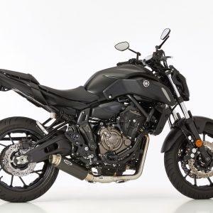 Wydechowy YAMAHA XSR700 2016 - 2017 - 2018 - SHARK SRC 4 Zacisk wydechowy węglowe kolor węglowe