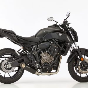 Wydechowy YAMAHA XSR700 2016 - 2017 - 2018 - SHARK SRC 4 Zacisk wydechowy Anodyzowane aluminum kolor czarne