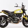 Scarico DUCATI Scrambler Icon 2015 - 2016  .  SHARK Track Slip on terminale di scarico Alluminio anodizzato colore nero