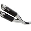 Scarico DUCATI Scrambler Icon 2015 - 2016  .  SHARK Track Slip on terminale di scarico Alluminio anodizzato colore nero - immagine 2