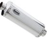 Auspuff YAMAHA FZ6 Fazer S2 anno 2007 - 2008 - 2009 - 2010 Auspuffendstück HURRIC Rac 1 Slip on in Aluminium poliert Farbe silber – Bild 2