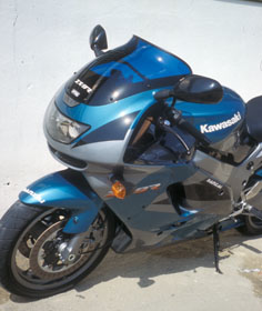 Cupolino zx 9 R 1994 1997 colore fume nero chiaro alto prodotto da Ermax