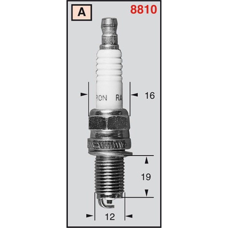 Spark plug CHAMPION QA55V CCH299