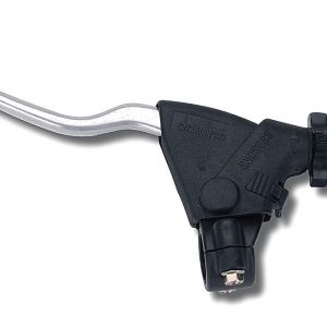 kontrola Dźwignia assembly f.26 domonio cross enduro offroad czarne painted z Dźwignia z aluminium strona lewy 1819.04
