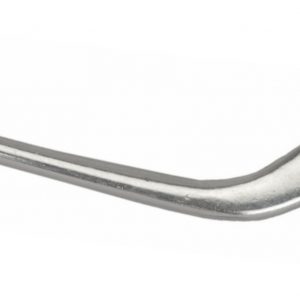 clutch lever Domino left hub 24,5 mm silver lucid polished in aluminum die-cast 4460.61