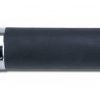 tubo gas domino nero con manopola sovrastampata sinistra in gomma termoplastica custom 4240.90 lunghezza 136,5 mm - immagine 2