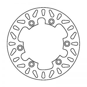Brake disc HONDA CR125R 1985 - 1986 - 1987 - 1988