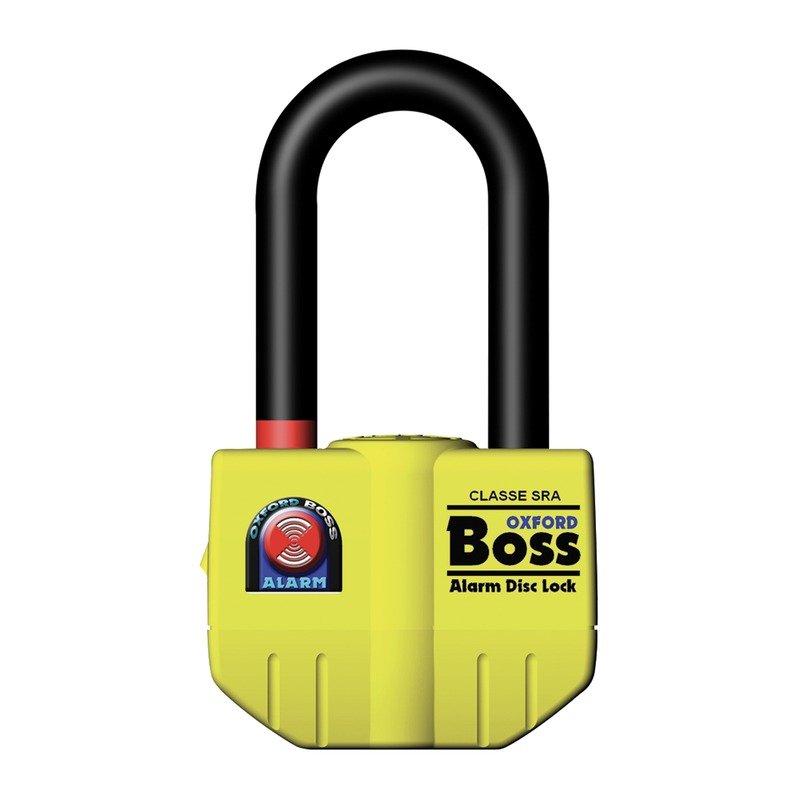Padlock BOSS yellow ALARM