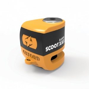 LUCCHETTO OXFORD SCOOT XA5 PIN5,5mm CON ALLARME ARANCIO