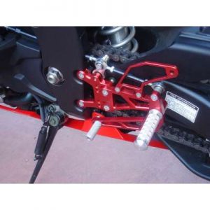Pedana arretrata regolabile 4RACING per YAMAHA  YZF-R1  2007 - 2008