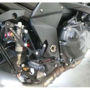 Pedana arretrata regolabile 4RACING per KAWASAKI  Z750  2007 - 2013
