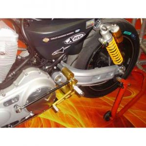 Adjustable rear footplate 4RACING for HARLEY DAVIDSON XR 1200 2008 - 2014