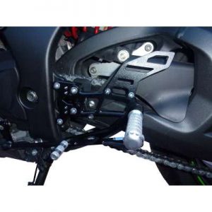 Pedana arretrata regolabile 4RACING per KAWASAKI  ZX-10R  2011 - 2015