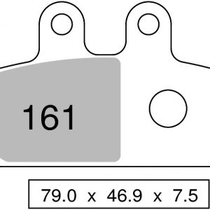 Pastiglie freno organiche anteriori TROFEO  compatibili con  APRILIA ATLANTIC 500 2001 - 2004