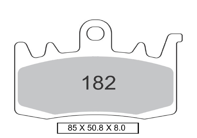 Keramický Spékané Brzdové destičky přední TROFEO kompatibilní s DUCATI PANIGALE 959 ABS 2018 –