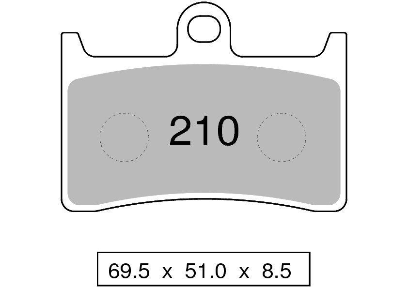 Keramický Spékané Brzdové destičky přední TROFEO kompatibilní s YAMAHA YZF 600 R6 2001 – 2002