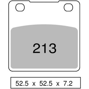 FRONT / Pastiglie freno posteriori sinterizzate TROFEO  compatibili con  SUZUKI GSX 400 FW 1983 - 1983