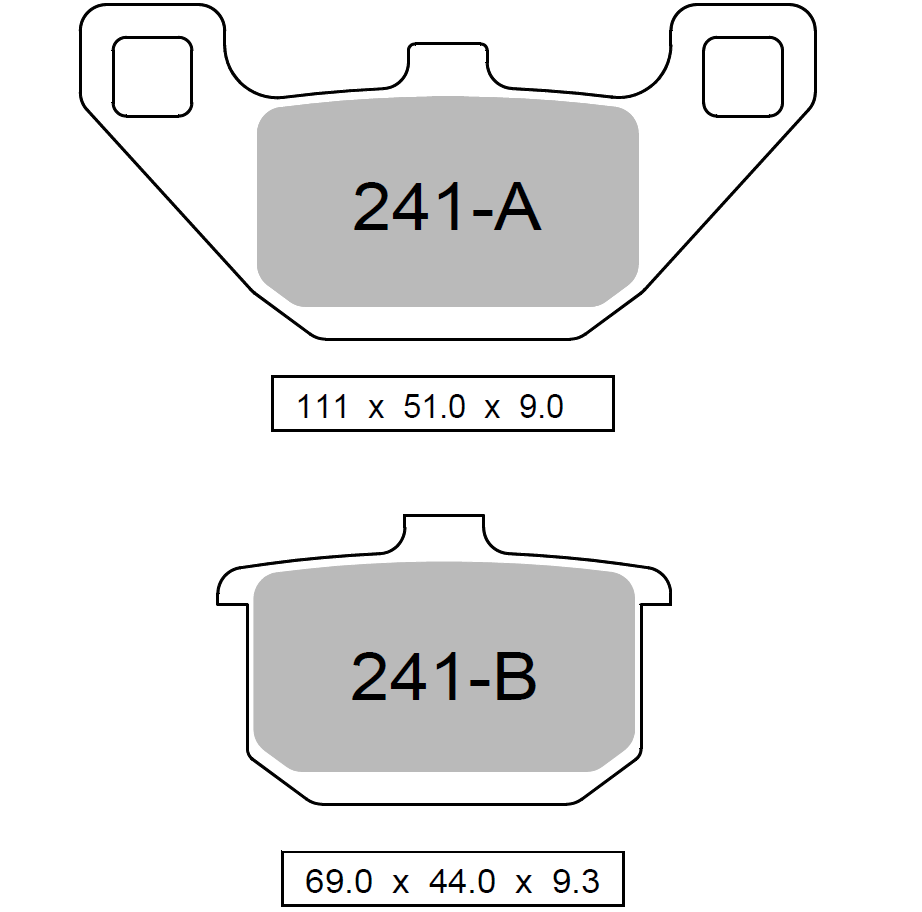 přední / zadní Spékané Brzdové destičky TROFEO kompatibilní s KAWASAKI GPZ 550 UNITRACK (ZX-550 A1-6) 1984 &#821 …