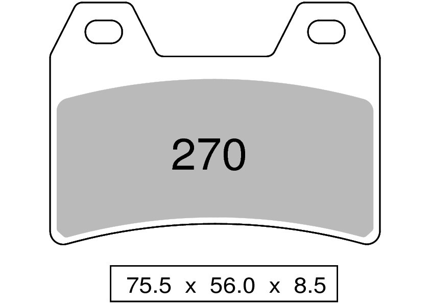 Spékané Brzdové destičky přední TROFEO kompatibilní s DUCATI SS 750 I.E – SPORT 2001 – 2002
