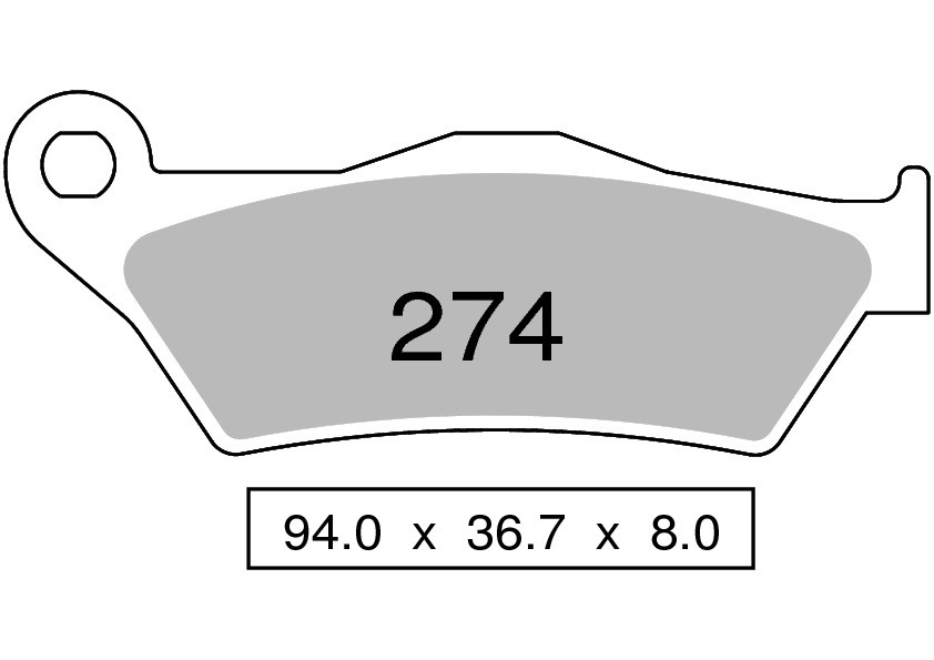 Spékané Brzdové destičky přední TROFEO kompatibilní s HUSABERG FE 450 2013 – 2014