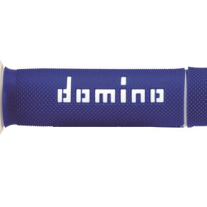 Domino Gripy bibarva modrý / bílý pro MOTORKY off road enduro / cross in  rohožerial two-component Lenght: 118 mm accessories: 97.5595.04-00