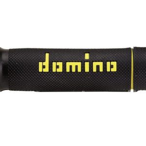 Domino Gripy bibarva černá / žlutá pro MOTORKY off road enduro / cross in  rohožerial two-component Lenght: 118 mm accessories: 97.5595.04-00
