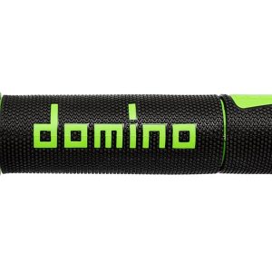 Chwyty Domino czarne/verdi w termoplastie rubber two-component z multi-tone finish a45041c4440b7-0 Średnica 22 mm