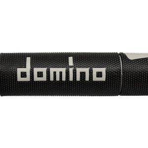 Chwyty Domino czarne/grigie w termoplastie rubber two-component z multi-tone finish a45041c5240b7-0 Średnica 22 mm