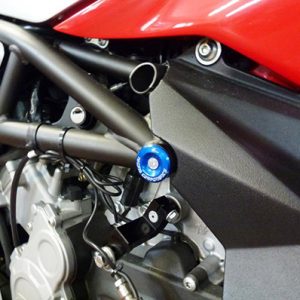 FRAME CAPS KIT N. 5 PIECES IN ERGAL barva modrý pro DUCATI 748