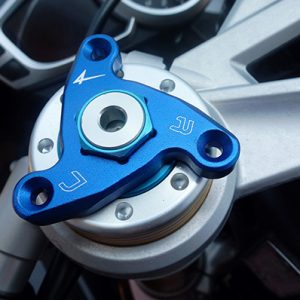 PRELOAD RING prok model STARS IN ERGAL barva modrý pro DUCATI HYPERMOTARD SHOWA