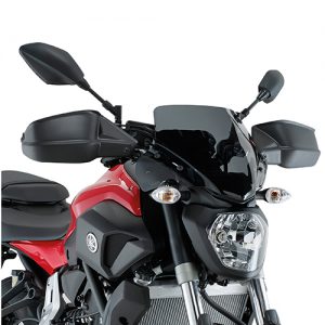 Windshield for YAMAHA MT 07 700 2014 - 2015 - 2016 - 2017 by Kappa color black code KA2118