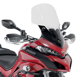 Cupolino parabrezza  per DUCATI Multistrada 1200  2015 - 2016 - 2017 - 2018   Fabbricato da Kappa colore trasparente codice prodotto KD7406ST